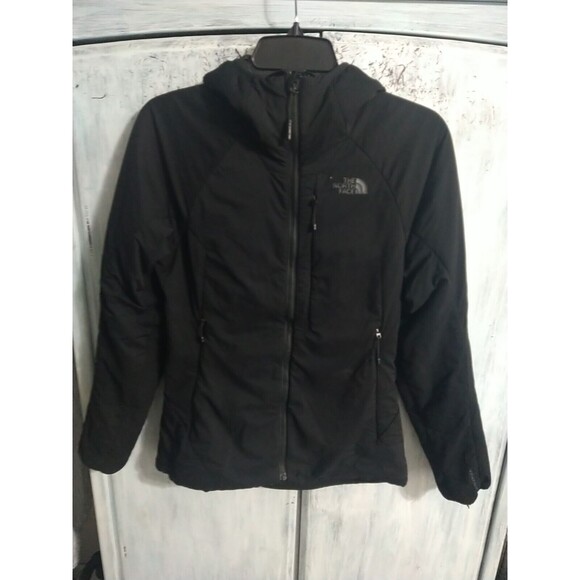 The North Face Hooded Black Zip Up Jacket Black Extra Small - Picture 4 of 8